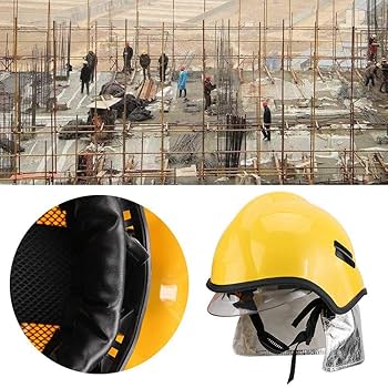 Amazon.co.jp: レスキューヘルメット、消防士用ヘルメット高温